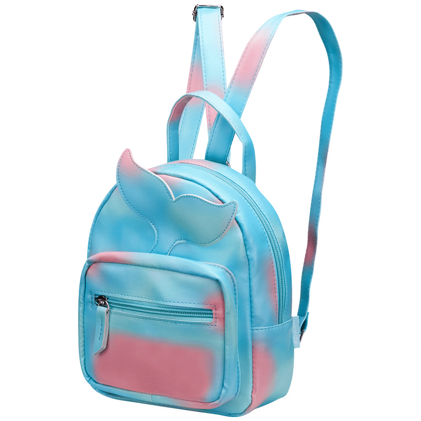 Quest Mini Mermaid Tail Backpack - Pink/Aqua - image 2