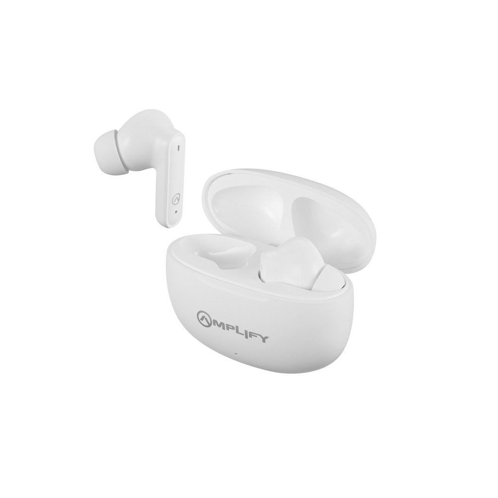 Amplify True Connection True GO Series Wireless Earphones PDQ Stemmed - White