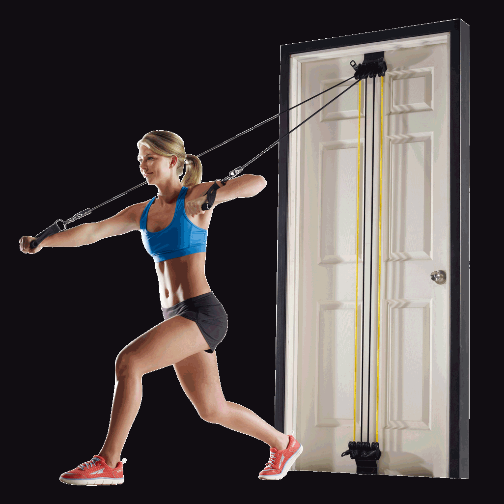 Volkano Active Doorway Gym - Black/ Yellow