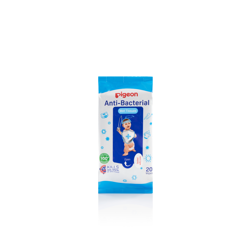 Pigeon - Anti-Bacterial Wipes 20's