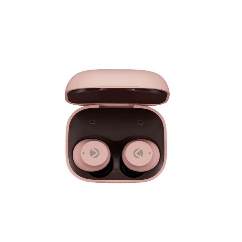 Volkano Taurus Series 2.0 True Wireless Earphones with Charging Case - Pink