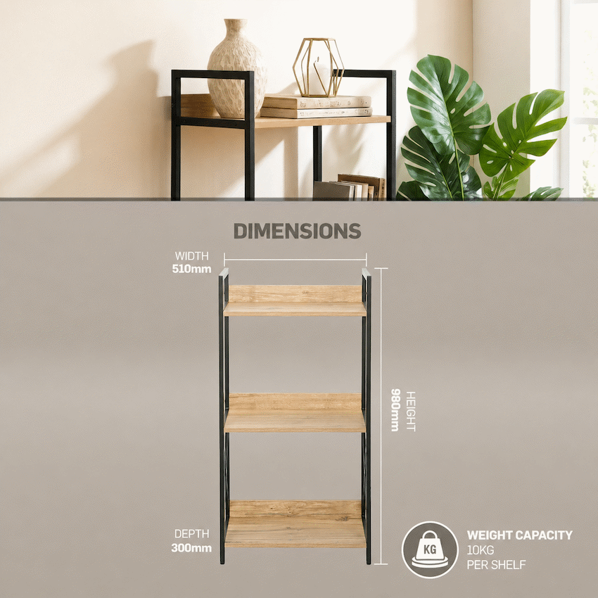 Scandanavian Bookcase Small - image 2
