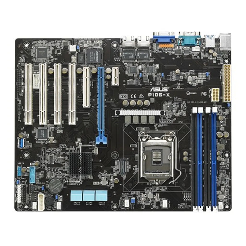 ASUS P10S-X server/worksation motherboard, ATX, Intel® C232, LGA 1151 (Socket H4), DDR4-SDRAM, Serial ATA III, Aspeed AST1400