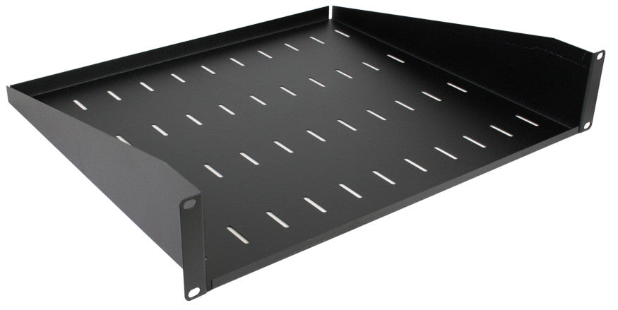 2U Fixed Rack Front Mount Shelf 315mm Deep Tray | RM-SB-2U315