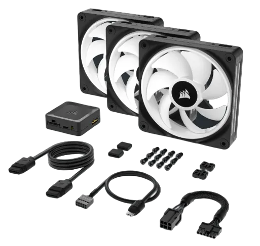 Corsair iCUE LINK QX120 RGB 120mm PWM Fans Starter Kit - image 2