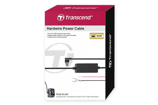 TRANSCEND MICRO USB HARDWIRE CABLE FOR DASH CAM - image 2