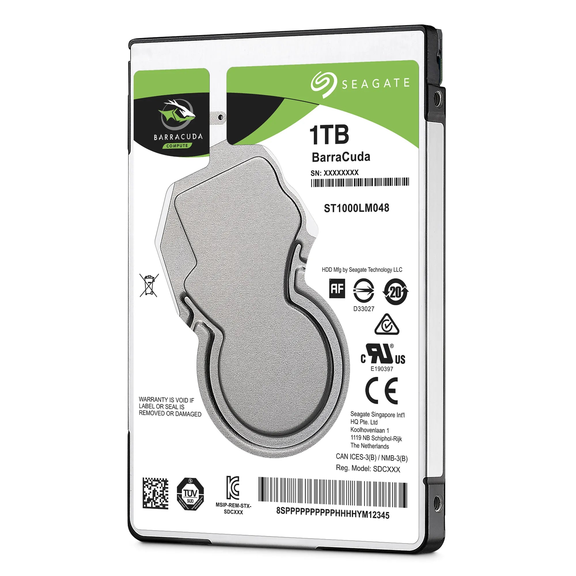 Seagate Barracuda 1TB; 2.5'' Notebook Drive; SATA 6GB/s; RPM 5400; 128MB Cache 7mm - image 2