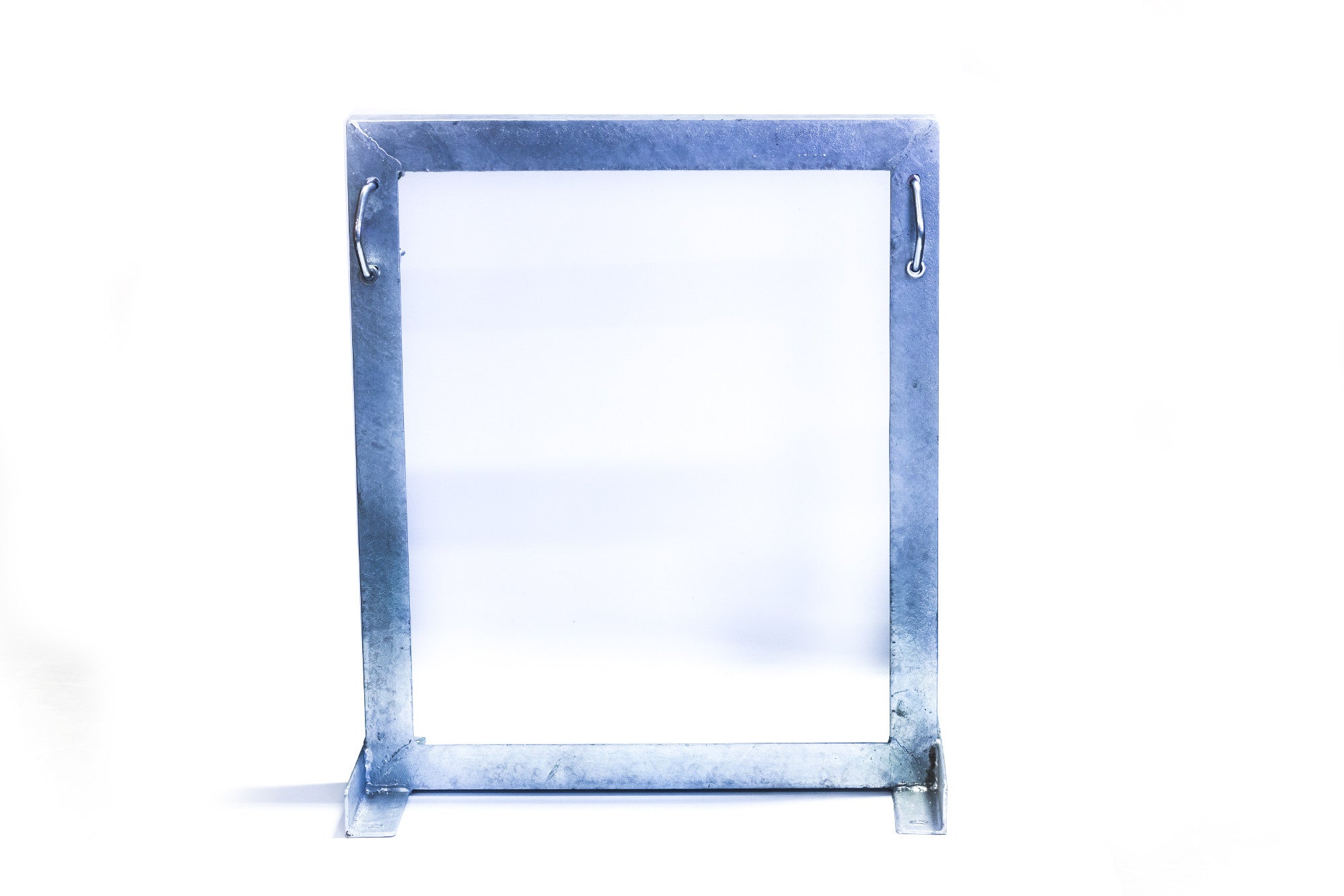 Square Wall Mount Bracket Offset Two Clamp Galvanised | TMP-SB-400-B