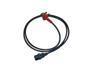 Dedicated SA plug to IEC 0.75x3 BK 1.80meter