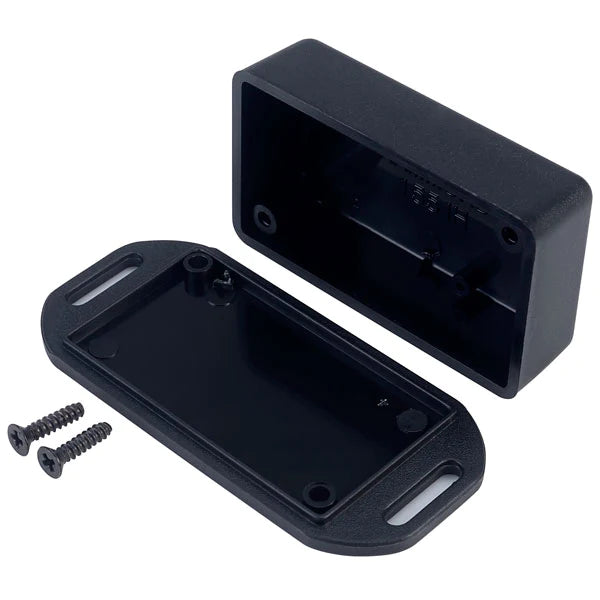 Miniature Flanged Lid Enclosure ABS Plastic