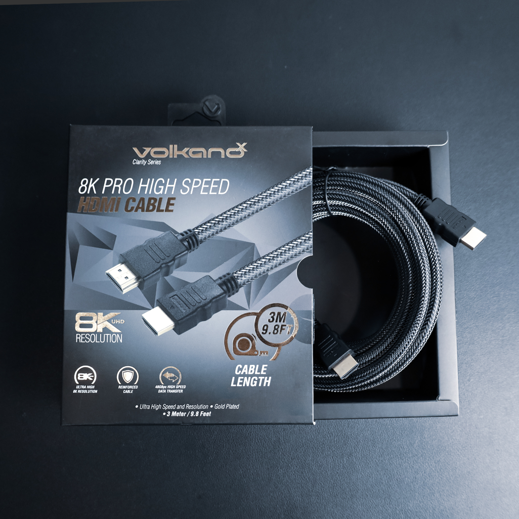VolkanoX Clarity series 8K Ultra HD HDMI Cable 3 m