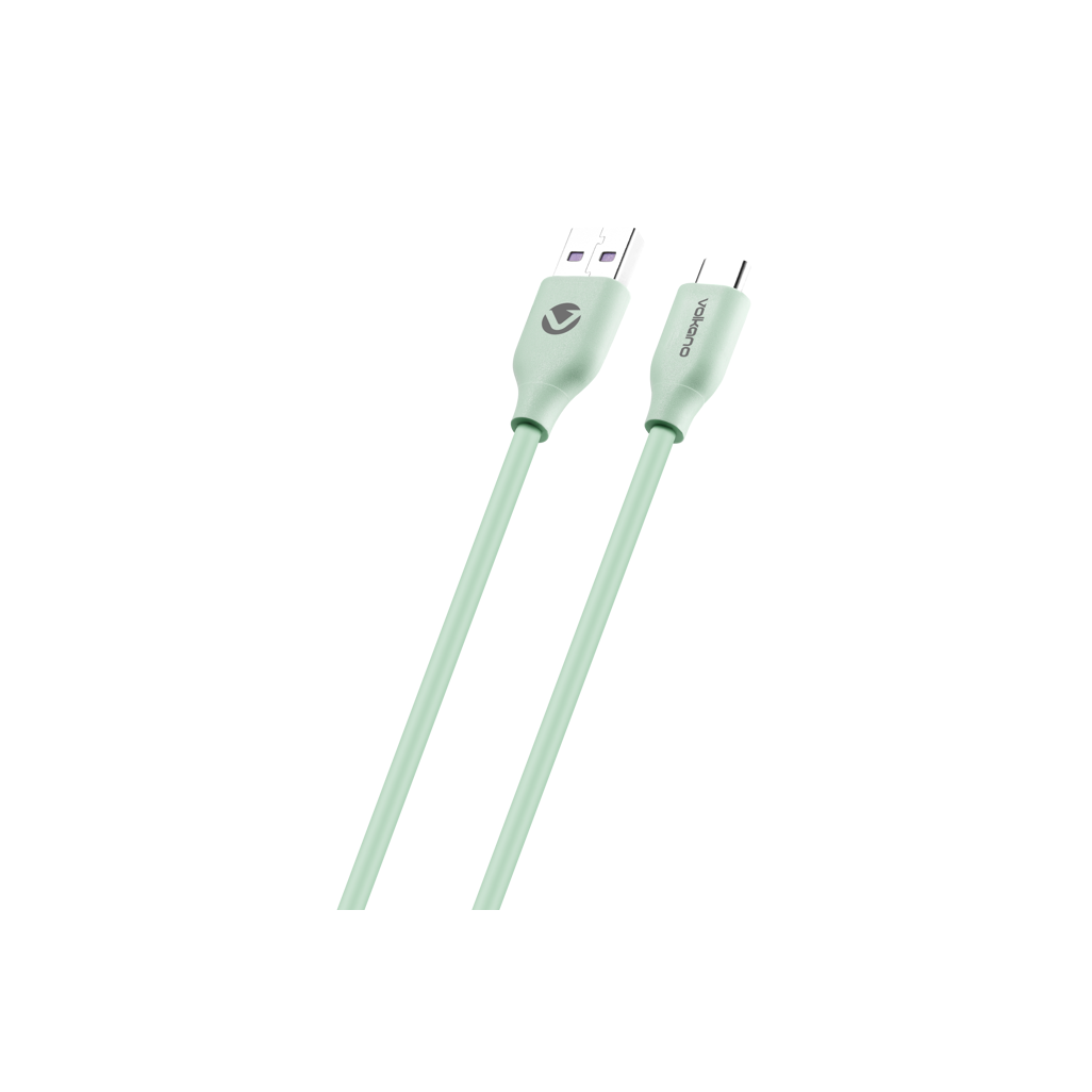 Volkano Flexi Series USB to Type-C 1.5M 30W- Green