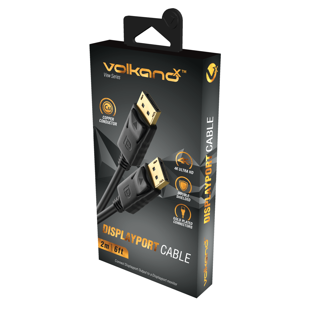 VolkanoX View Series DisplayPort Cable 2m