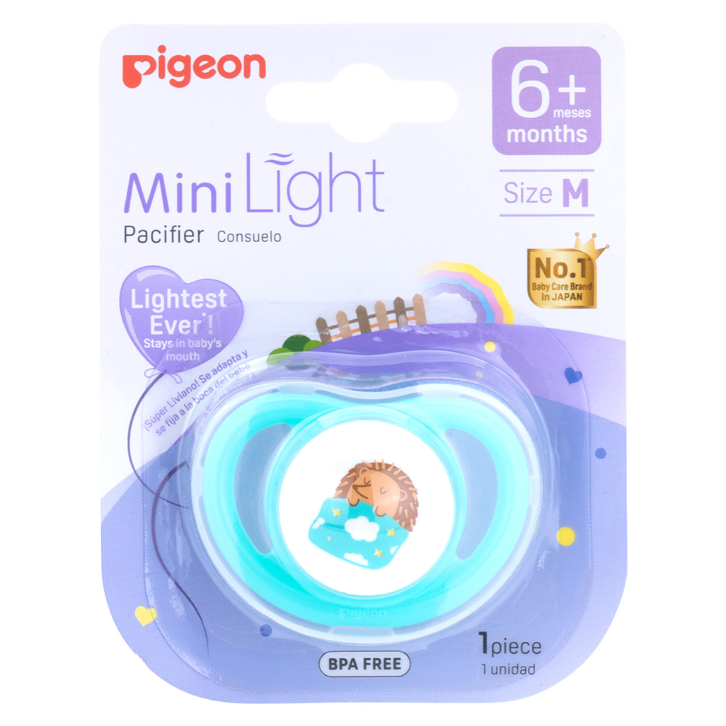 Pigeon - MINILIGHT PACIFIER (1PC) M HEDGEHOG