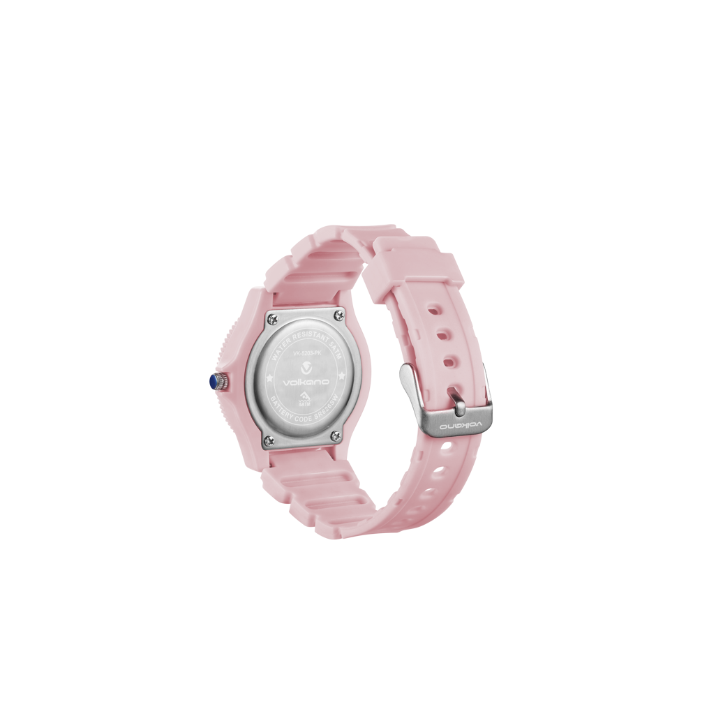 Volkano Mallow Series Kids Analogue Watch - Pink