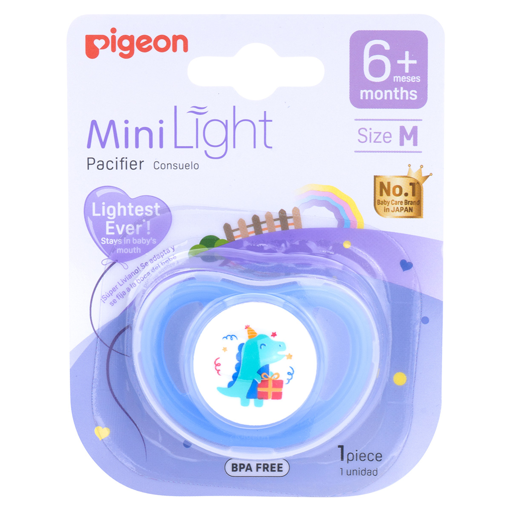 Pigeon - Minilight Pacifier (1 Pc) - M Dino B/Day