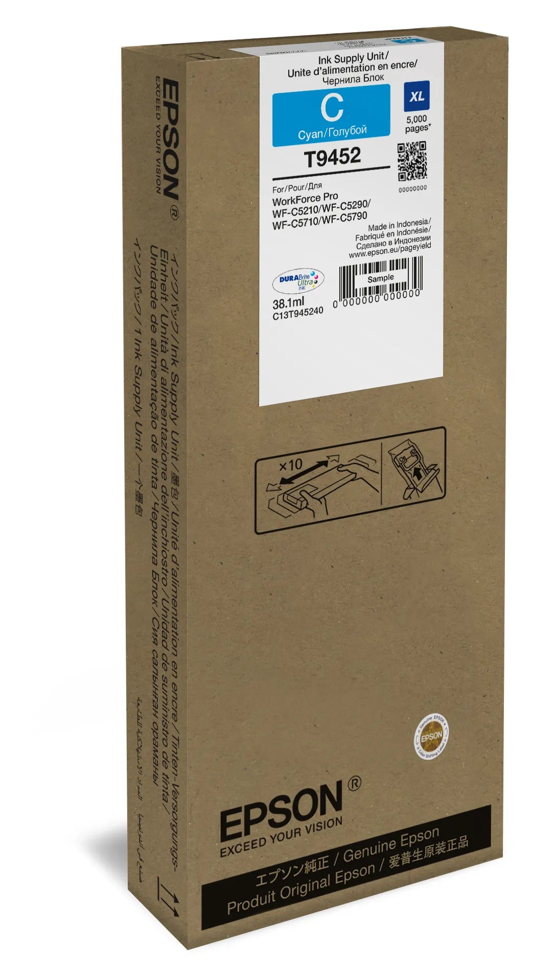 WF-C5xxx Series Ink Cartridge XL Cyan - 5000 pages - image 2