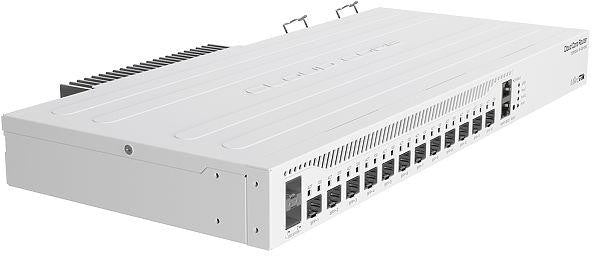 MikroTik CCR2004-1G-12S+2XS, 12 x 10G SFP+ and 2 x 25G SFP28 ports, Serial port, 1x RJ45
