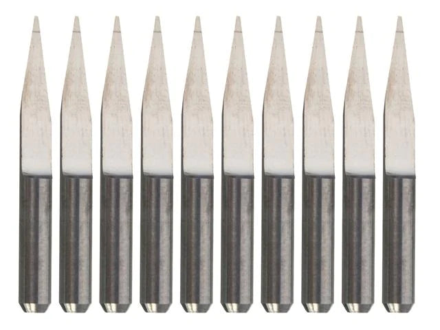 10 x 20&deg Carbide CNC Router Engraving Bits