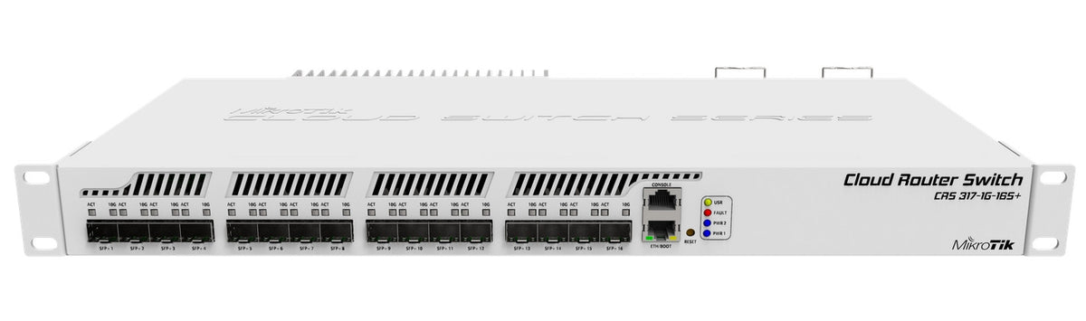 MikroTik CRS317-1G-16S+RM - Cloud Router Switch Dual boot SwOS/RouterOS - image 2