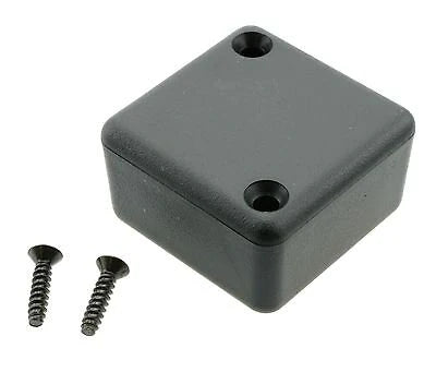 General Purpose IP54 Black ABS Plastic Enclosure in 35 x 35 x 20 mm (With Lid) size