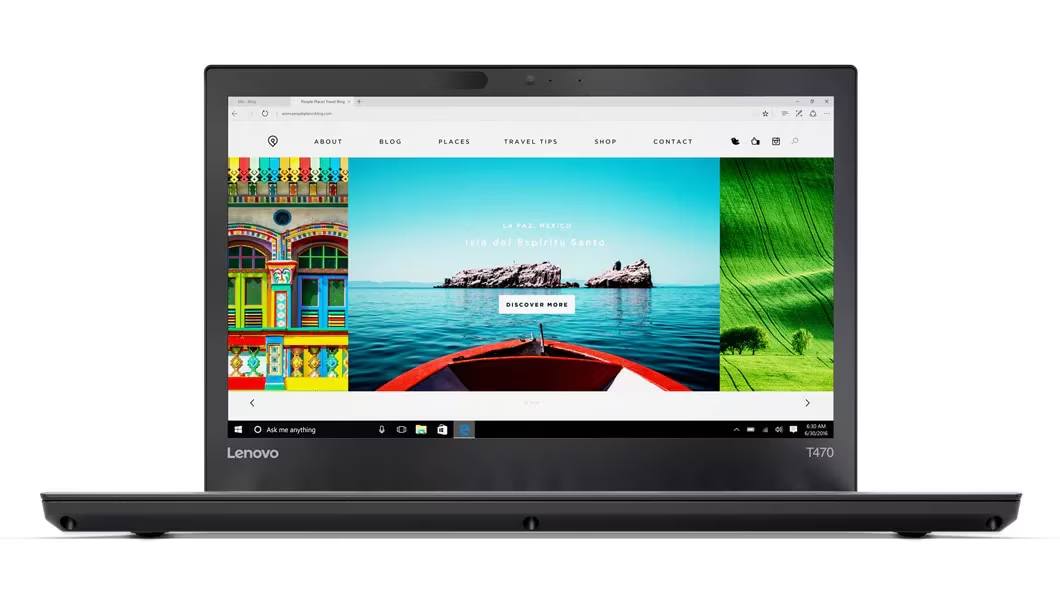 Lenovo ThinkPad T470 | Core i5 6th Gen | 8GB RAM | 256GB SSD | Windows 10 Pro (Refurbished) + Bag