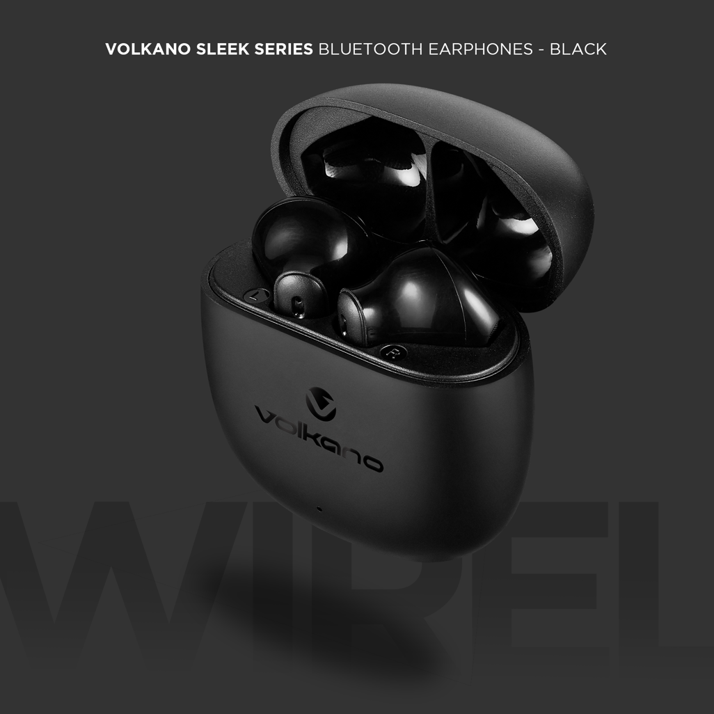Volkano Sleek Series TWS Earphones - Black