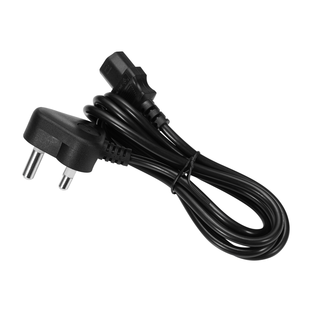 Volkano Presto Series Power Cable 3-Pin IEC to Type-M 1.8m 10a - Black