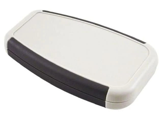 PLASTIC HANDHELD ENCLOSURE Grey ABS Plastic Enclosure with Soft Side Grip