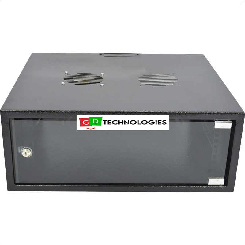 4U 500MM SOLID WALL BOX INCL FANS AND POWER