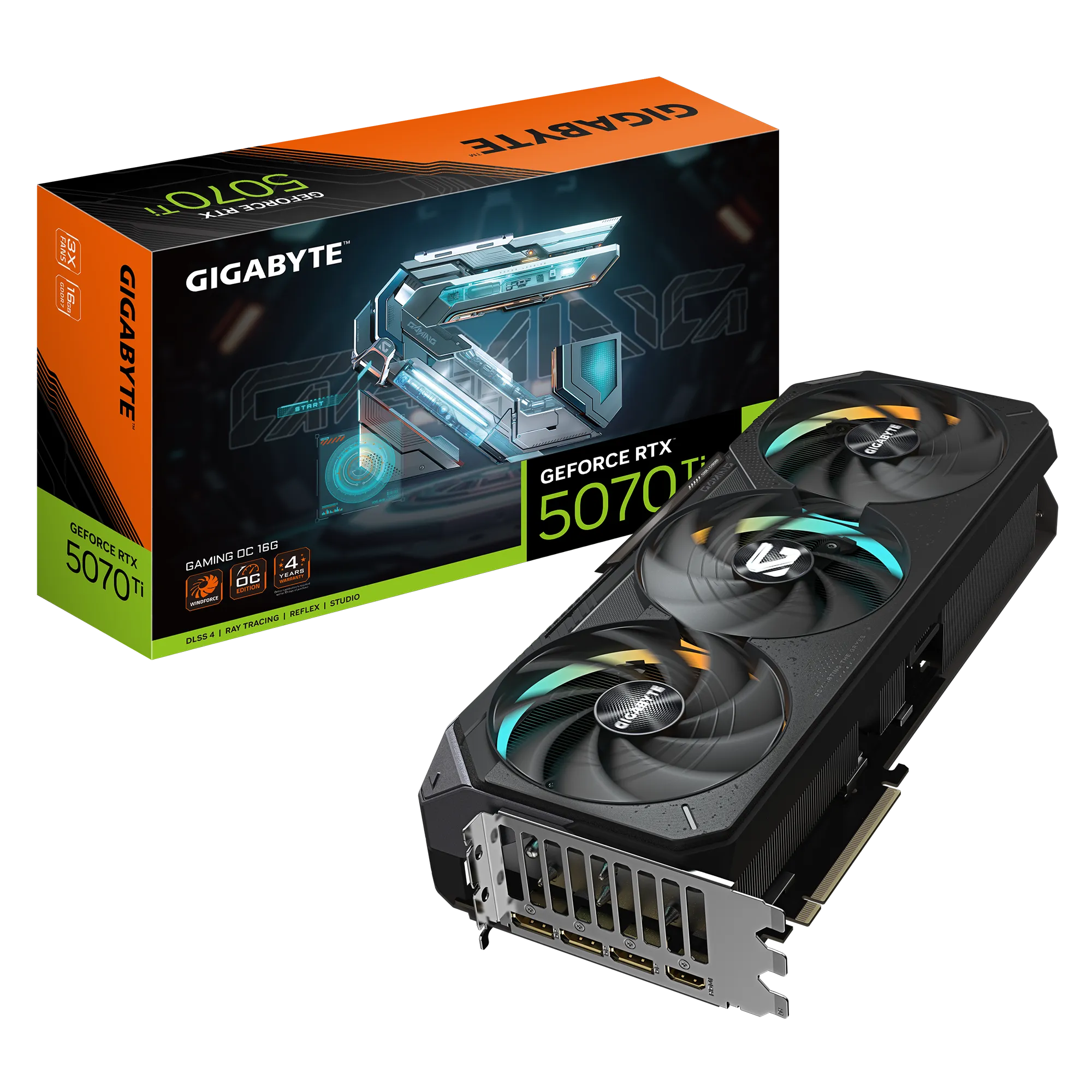 GIGABYTE nVidia GeForce RTX™ 5070Ti GAMING OC - 16GB GDDR7 HDMIx1/DPx3 - image 5