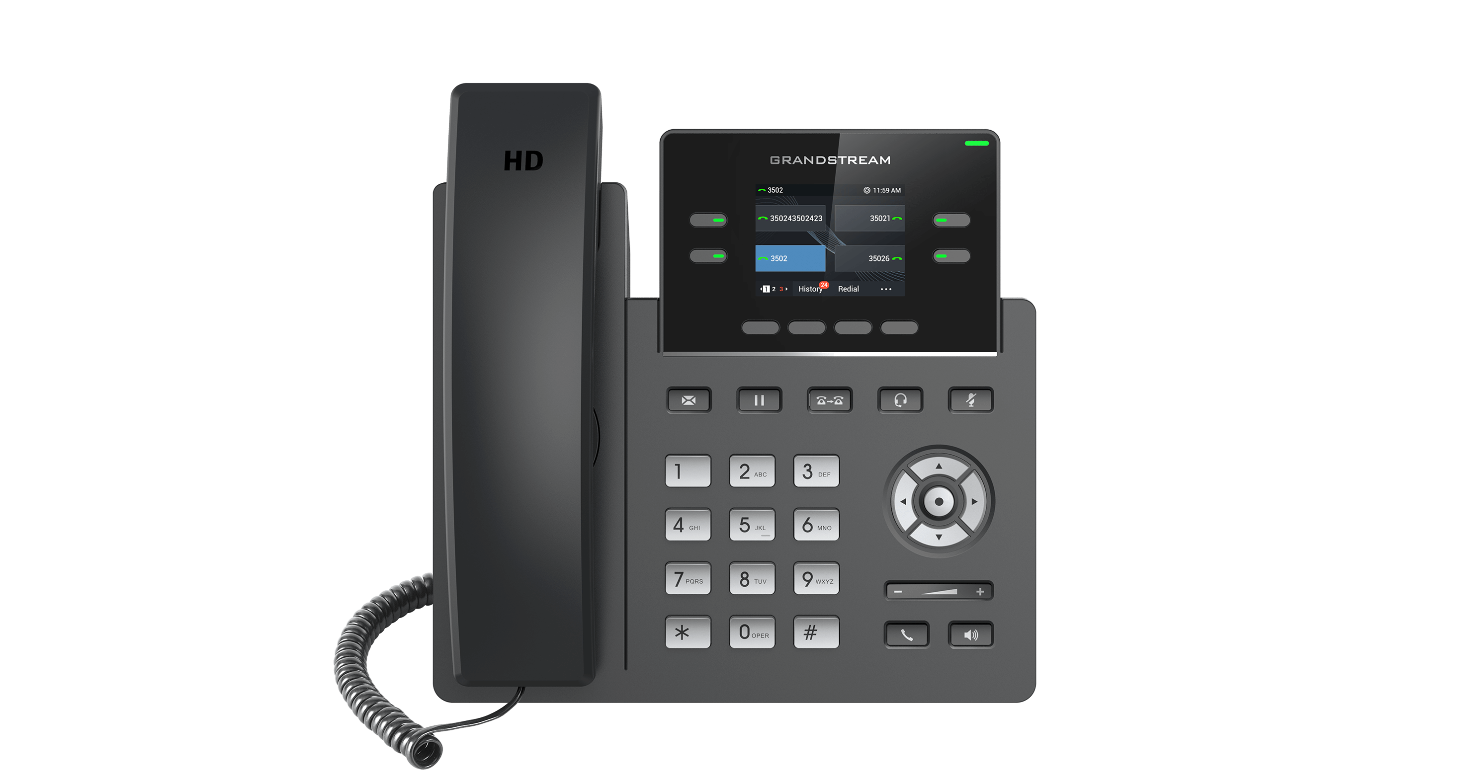Grandstream 2-Line Carrier Desk Phone - PoE - image 2