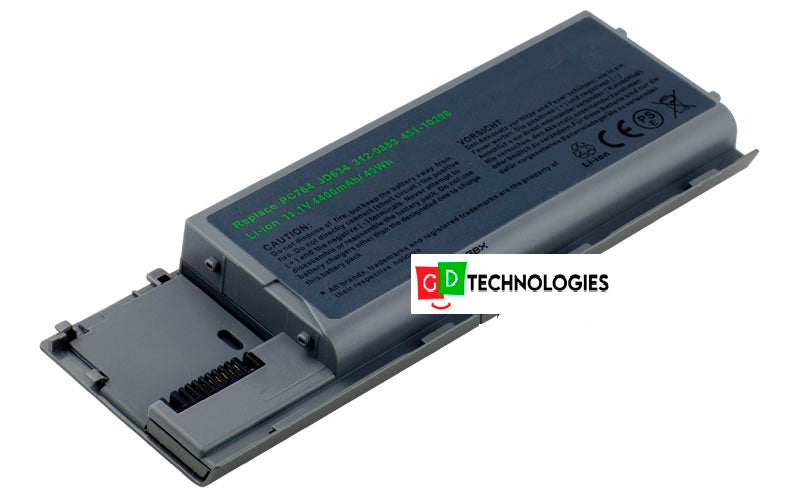 Dell Latitude D620 11.1v 5200mah/58wh Replacement Battery