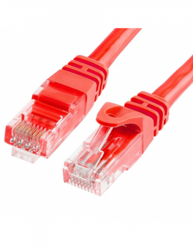 Acconet CAT6 5m UTP Flylead (Patch Lead) Red | CAT6-FLY-5-RED