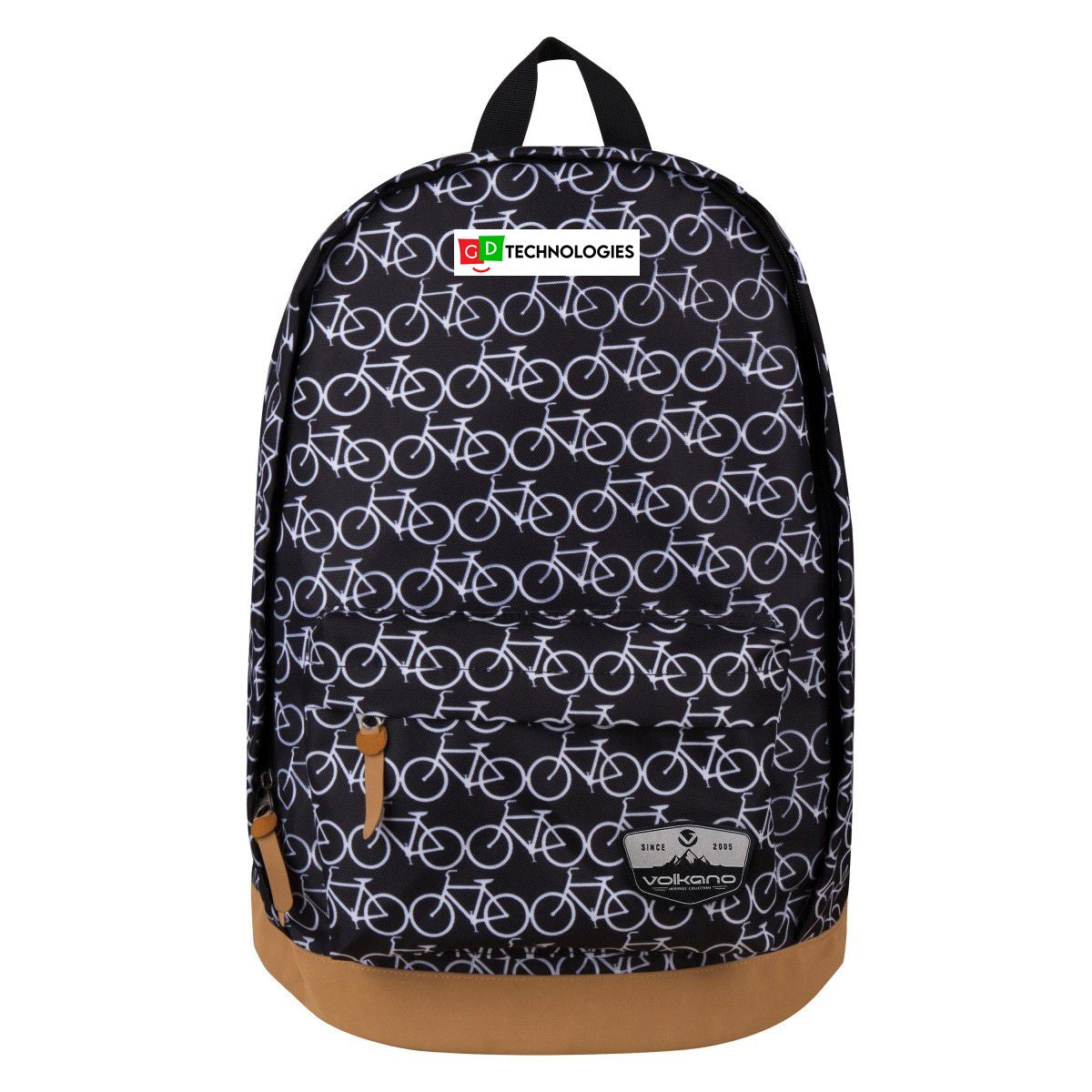 Volkano Suede Series Backpack - Black Bicycles