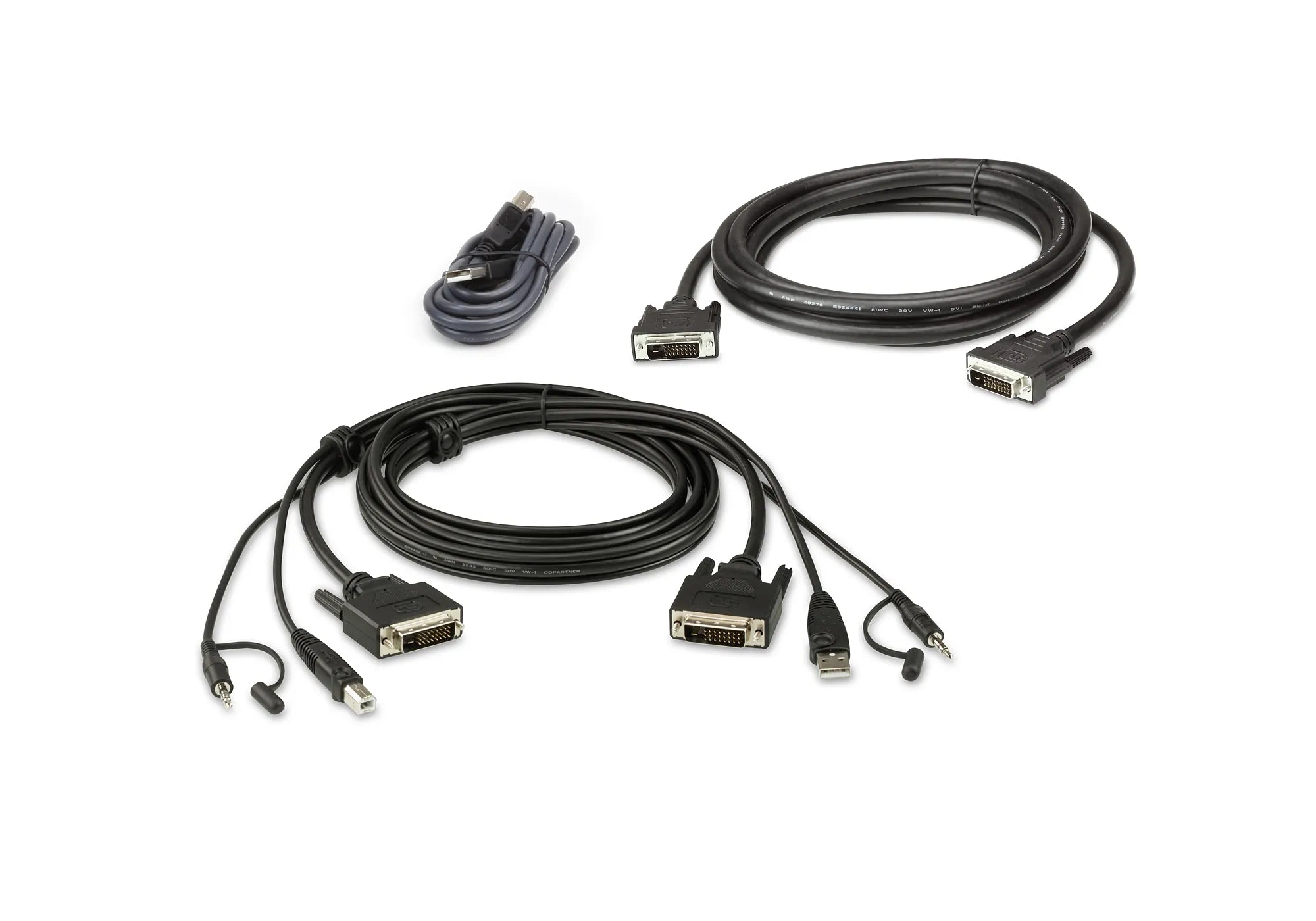 ATEN 1.8M USB DVI-D Dual Link Dual Display Secure KVM Cable Kit - image 2