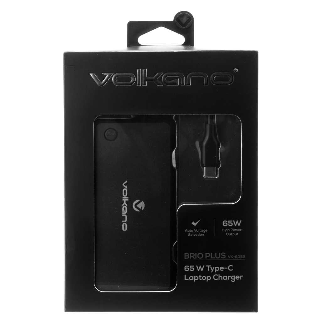 Volkano Brio Plus Series USB-C 65w Laptop Charger