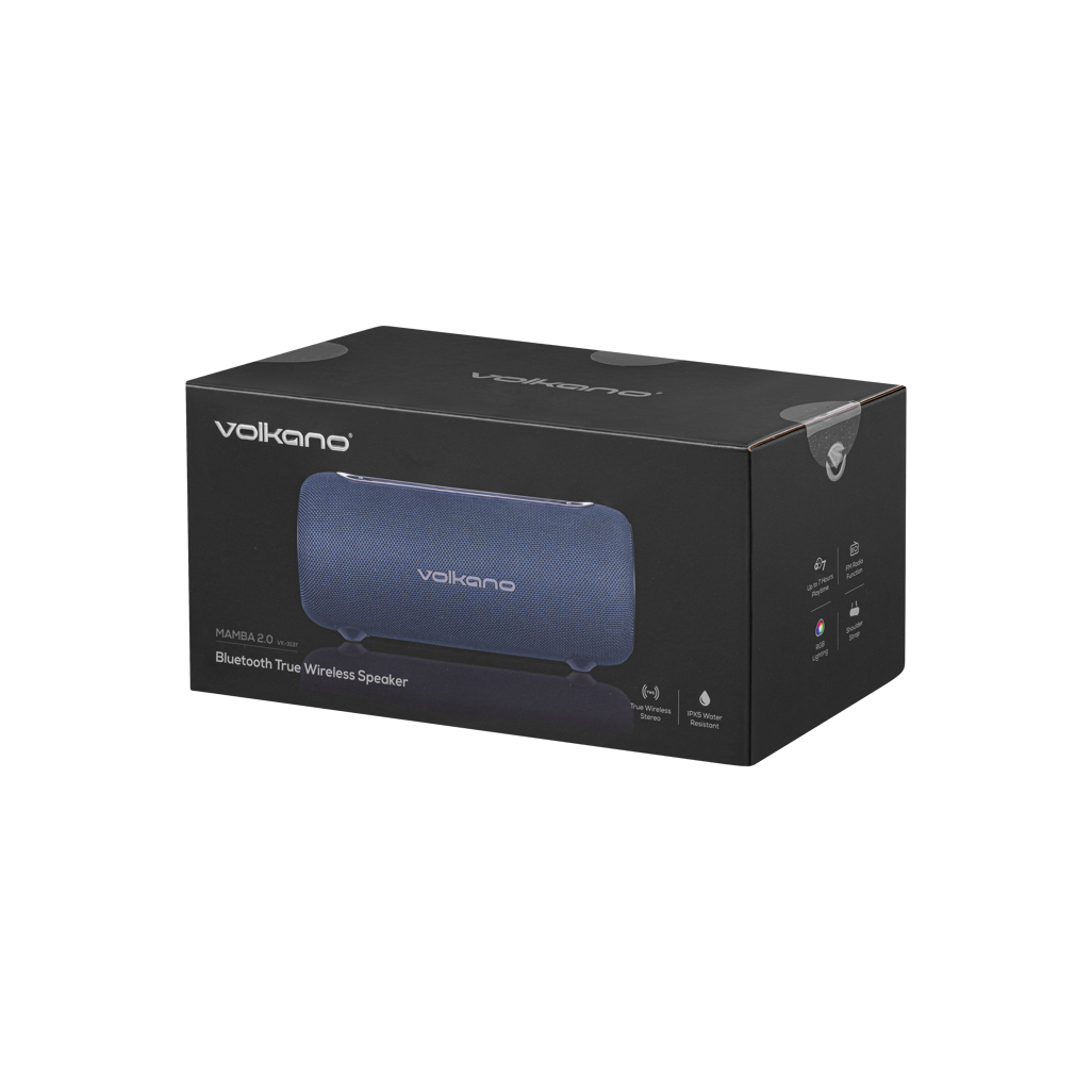 Volkano Mamba 2.0 Series Bluetooth Speaker - Blue