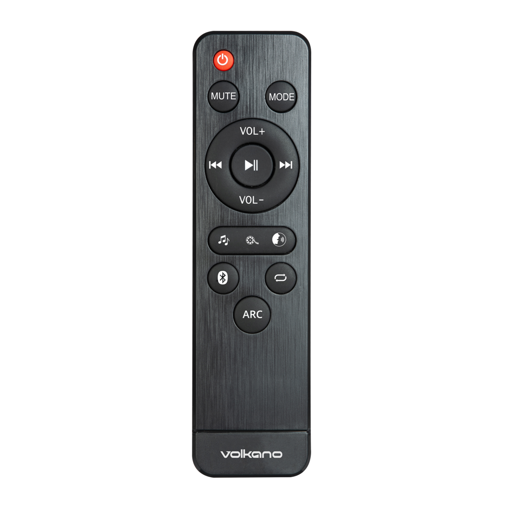 Volkano Cascade 50w Soundbar + Wired Subwoofer - Black