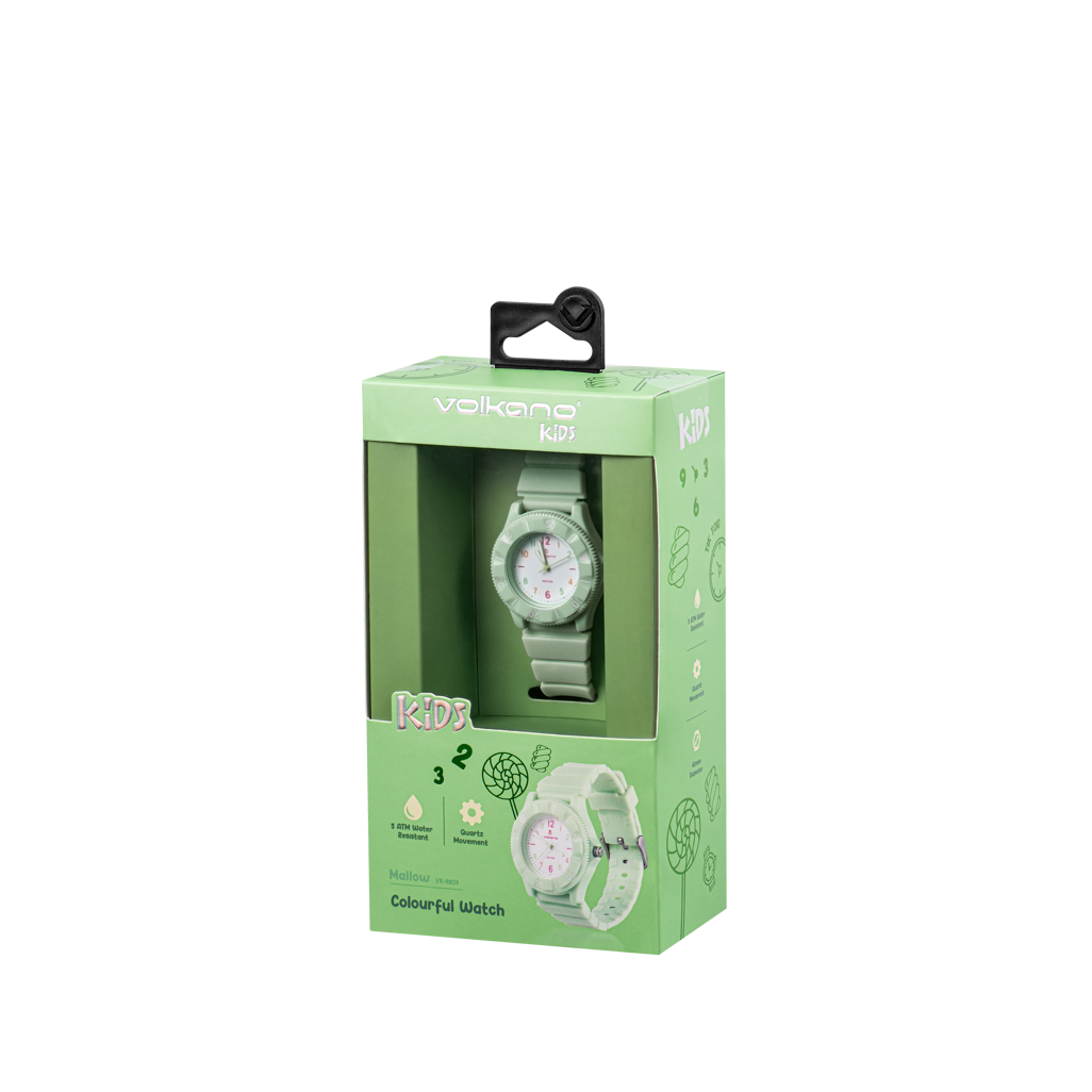 Volkano Mallow Series Kids Analogue Watch - Green