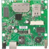 MikroTik RouterBOARD 912UAG-5HPnD with 5GHz radio,1 Gb port,1 MiniPCI-e,1 USB,1 Sim slot and 2 MMCX