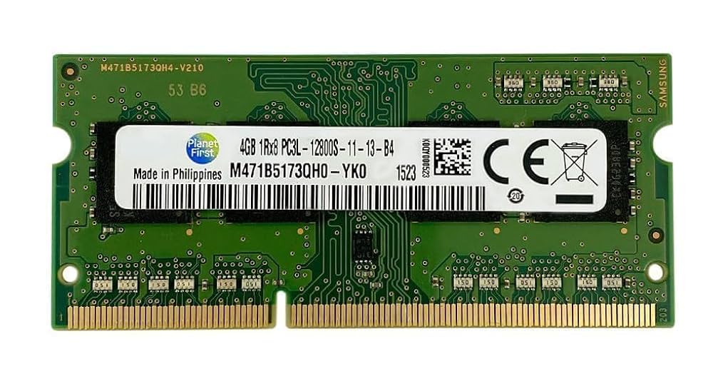 4GB DDR3L Laptop RAM PC3L 1600 MHz Low Voltage 1.35v Memory PC3L-12800 SODIMM Used