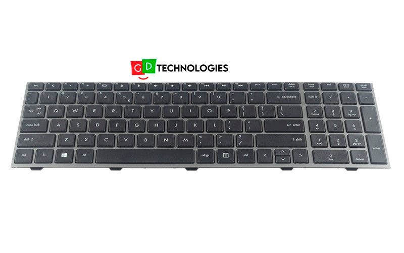 HP PROBOOK 4540S REPLACEMENT KEYBOARD WITH FRAME GREY