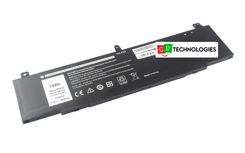 Dell Alienware 13 R3 15.4v 4800mah/74wh Replacement Battery