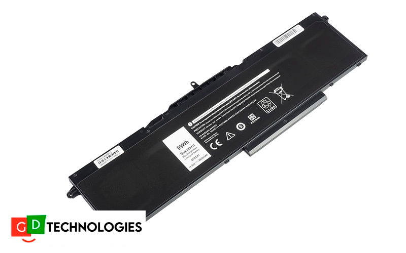 1FXDH 1WJT0 Battery for Dell Latitude 15 5501 5511 Precision 3541 3551 (11.55V 99Wh 6-Cell Li-Poly)