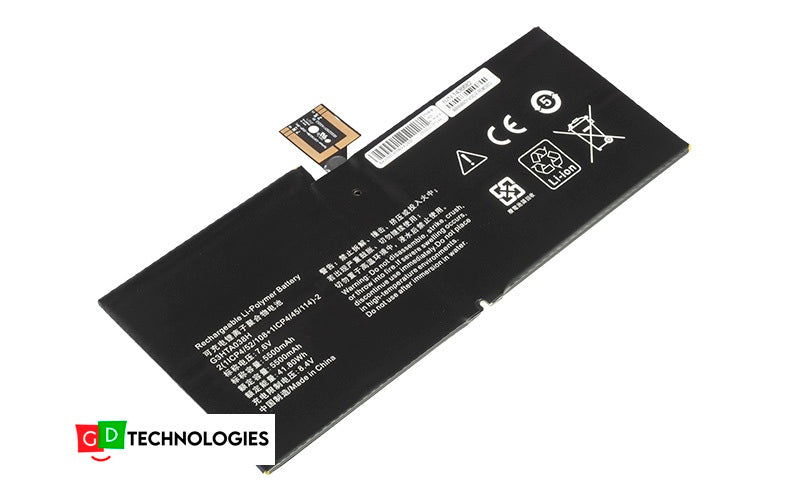 Battery for Microsoft Surface Pro 5 1796 6 1807 1809 G3HTA038H DYNM02 (7.6V 42Wh 4-Cell Li-Poly)