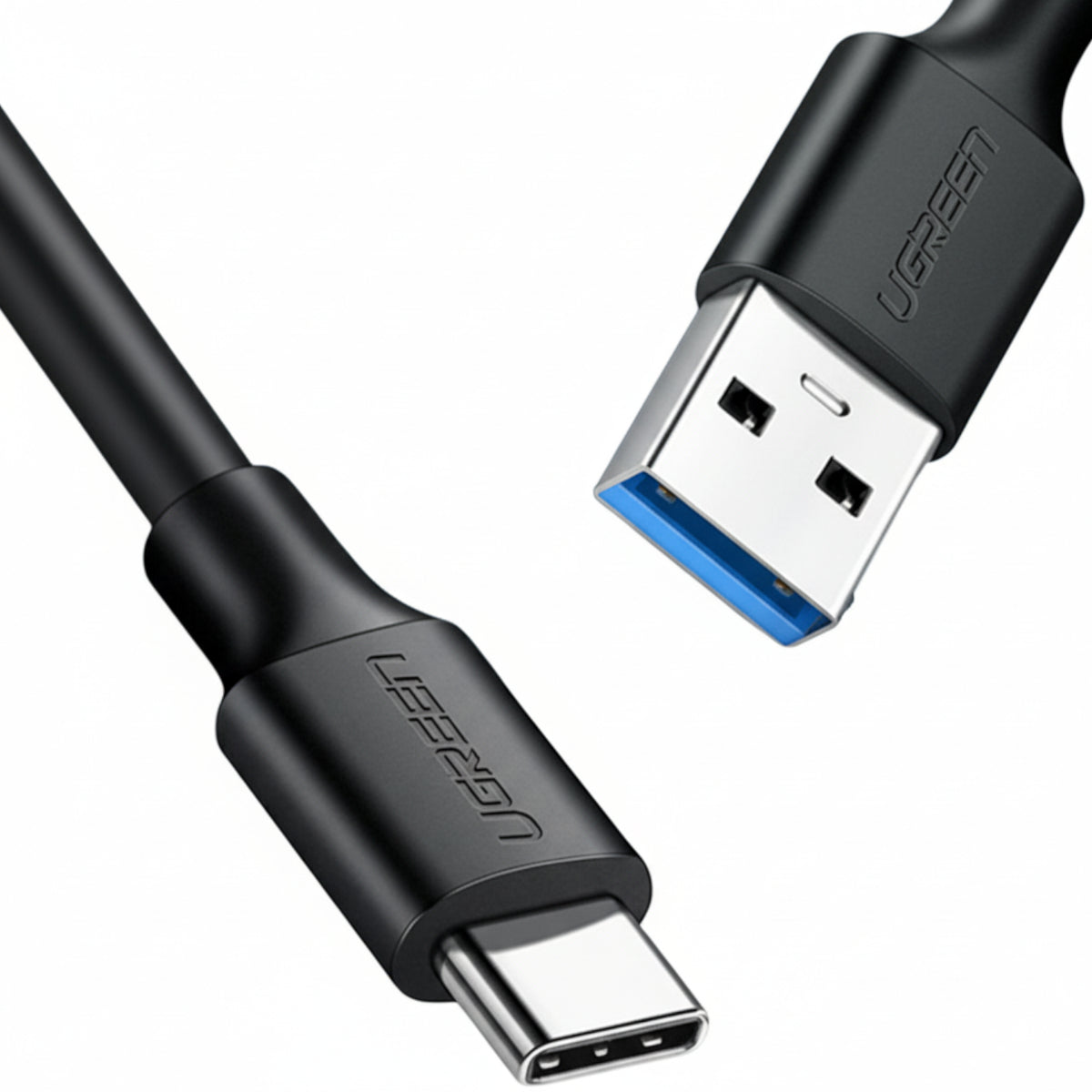 UGREEN Type-C to USB-A 3.0 Cable 1.5m – Fast Charging 3A, 5Gbps Sync – Black – image 2