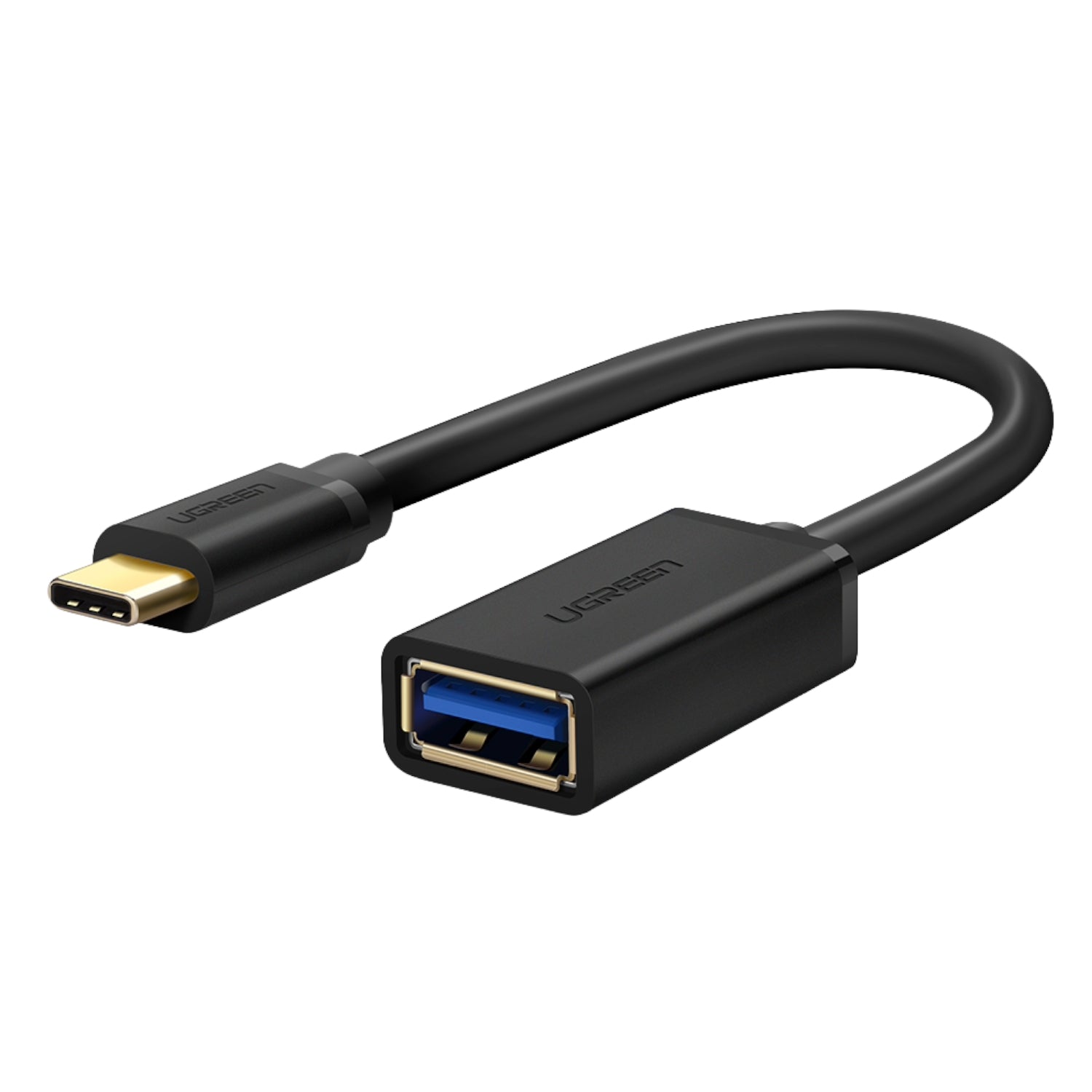 UGREEN Type-C to USB-A Adapter (Male to Female, 15cm)– Black – image 2