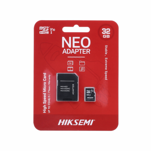 HIKSEMI 32GB Micro SD Card + Adaptor