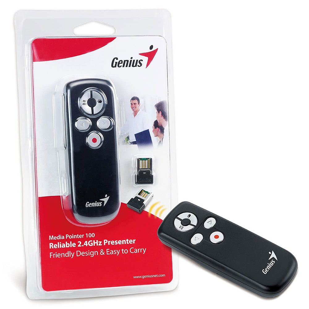 GENIUS 2.4GHZ WIRELESS MEDIA LASER PRESENTER - image 2